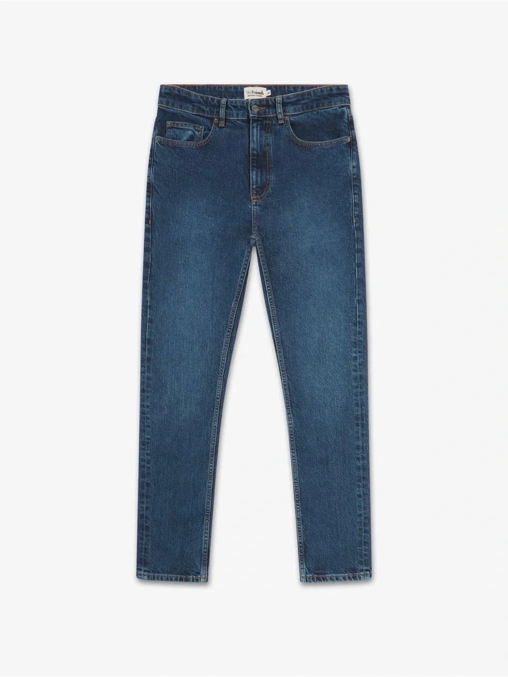 Straight-Leg Men's Jeans in Dark Blue